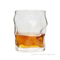 Unique gold rimmed Whiskey Rock Glasses